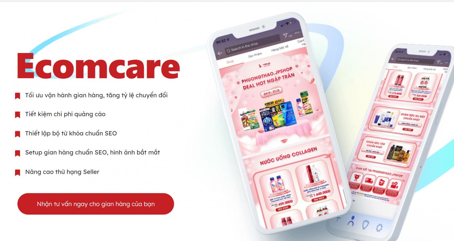 DỊCH VỤ TẠO MỚI VÀ QUẢN LÝ GIAN HÀNG TMĐT